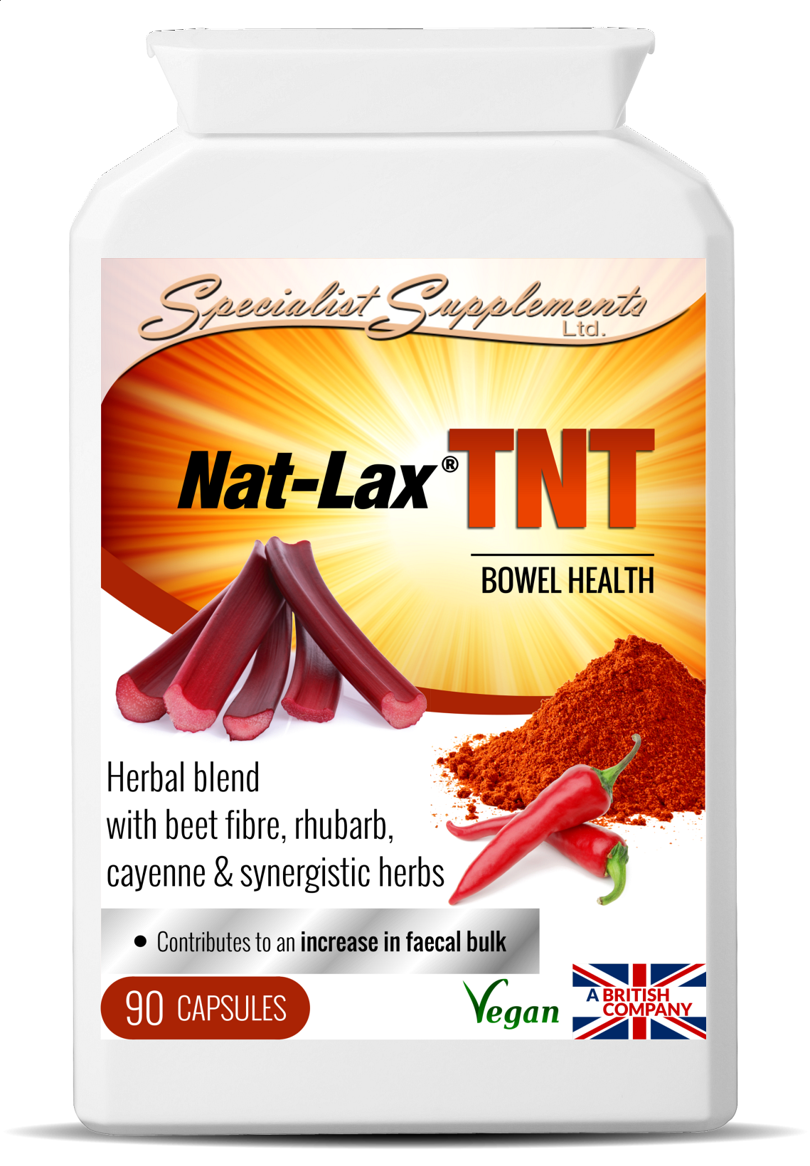 Nat-Lax TNT - Herbal Colon Blend/Bowel Health Supplement