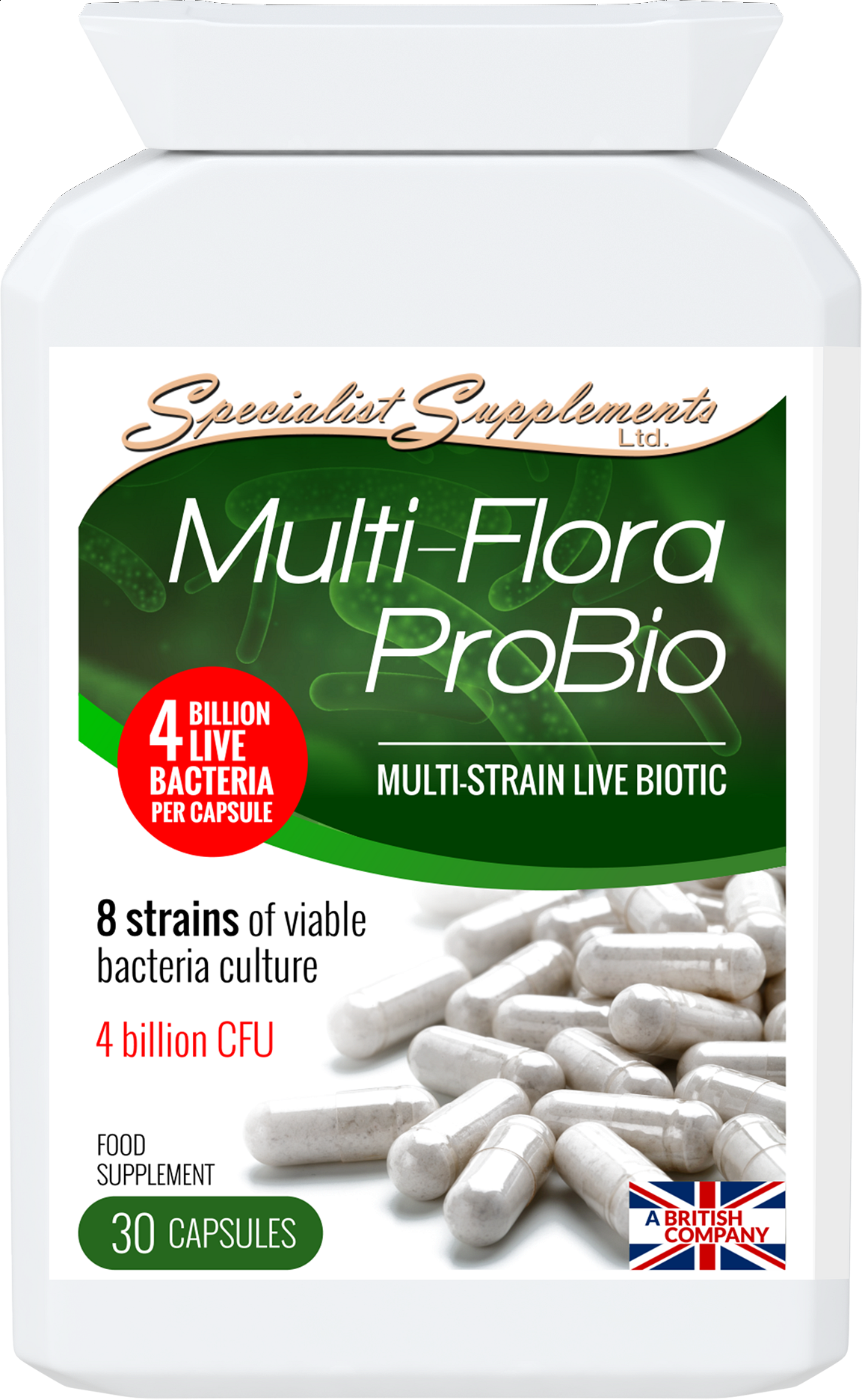 Multi-Flora ProBio - A Multi-Strain Probiotic Supplement
