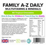 Family A-Z Daily Multivitamin Chewable Tablets 90 Pack
