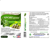 Sporegone Anti-Candida Yeast,Bowel, IBS, Candida, Thrush, Natural Colon Cleanser