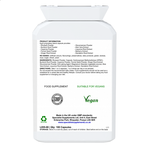 Col Clear B, Internal Colon Cleanse Support With Active Herbs