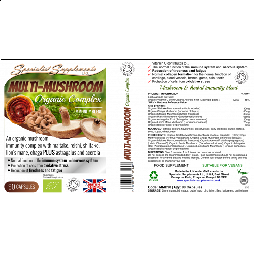 Multi-Mushroom Organic Complex