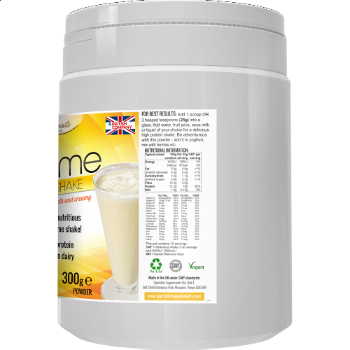 Mealtime Vanilla - Dairy & Gluten Free Meal Replacement Protein Drink