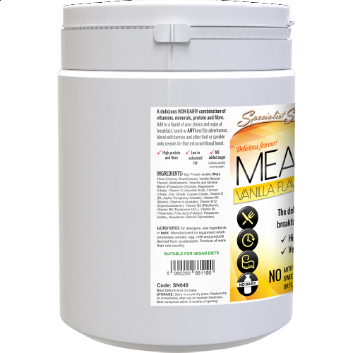 Mealtime Vanilla - Dairy & Gluten Free Meal Replacement Protein Drink
