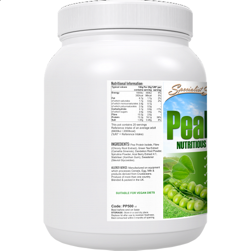 PeaNourish Powder- Nutritious Vegan Pea Protein Powder 500g