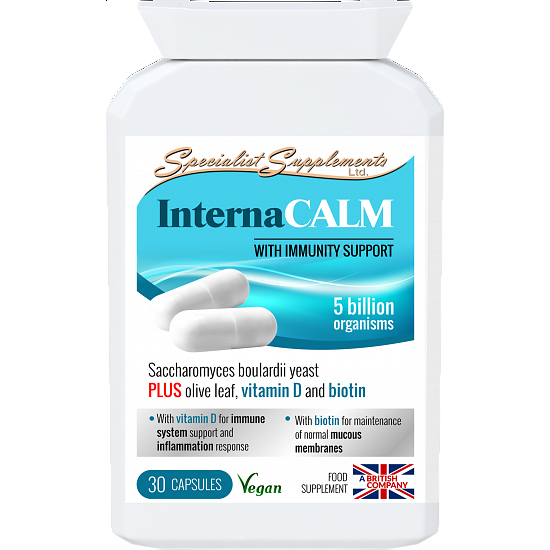InternaCALM With Immunity Support - Saccharomyces Boulardii Yeast