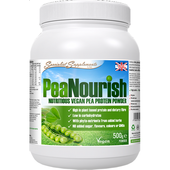 PeaNourish Powder- Nutritious Vegan Pea Protein Powder 500g